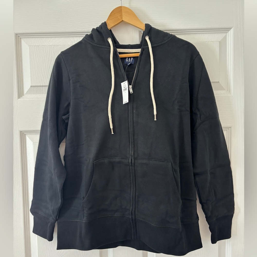 Black GAP hoodie, NWT, size large, Women’s